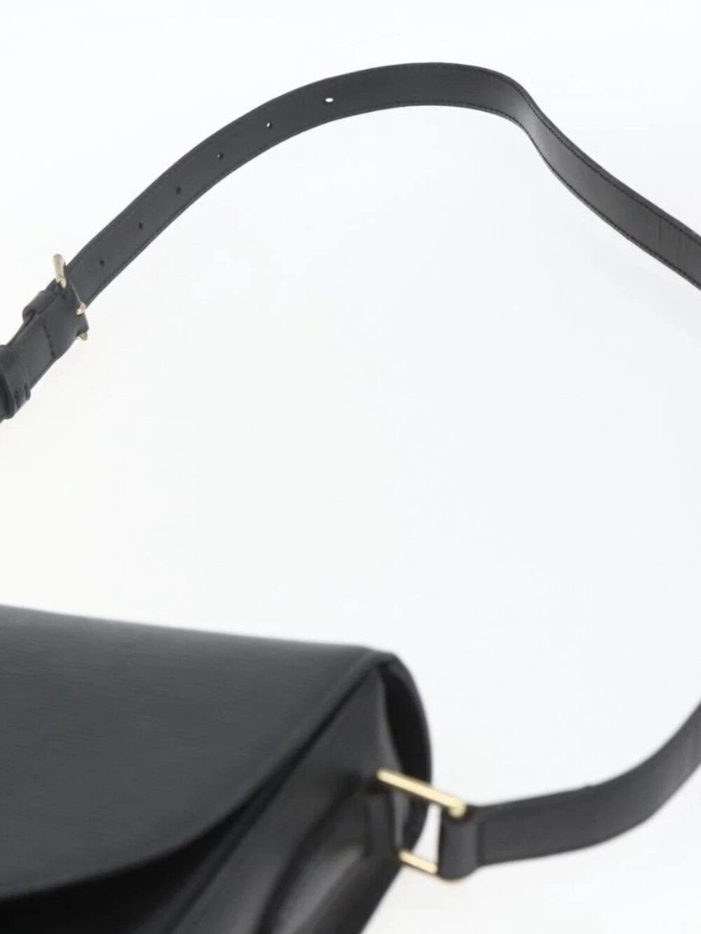 LOUIS VUITTON Epi Saint Cloud GM Shoulder Bag Black Noir - Picture 8 of 16